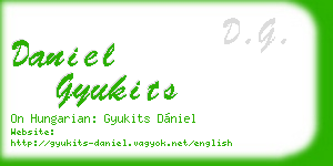 daniel gyukits business card