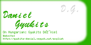 daniel gyukits business card
